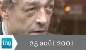 20h France 2 du 25 août 2001 - Philippe Léotard est mort - Archive INA