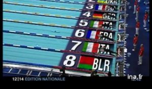 F Bousquet champion d'Europe 100 m nage libre