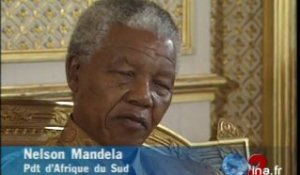 Nelson Mandela  Interview à l'Elysée - Archive vidéo INA
