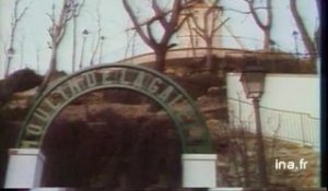 Glissement de terrain sur la Butte Montmartre - Archive INA