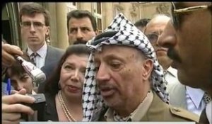 Visite de Yasser Arafat en France