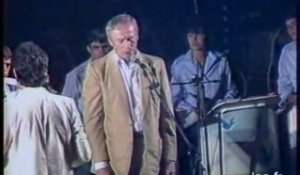 Yves Montand "Le Chant des Partisans" à Jerusalem (live) - Archive INA