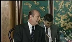 Jacques Chirac en Chine