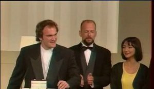 Direct Cannes : Palme d'or à Quentin Tarantino pour " Pulp fiction "