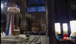 Obsèques à Notre Dame de François Mitterrand