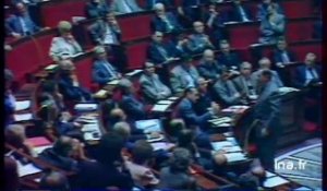 Pasqua et Alfonsi à l'Assemblée nationale