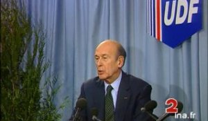 Sonore Valéry Giscard d'Estaing UDF