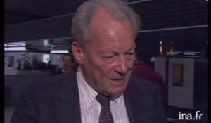 Réaction de Willy Brandt