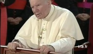 Jordanie/arrivée  Jean Paul II