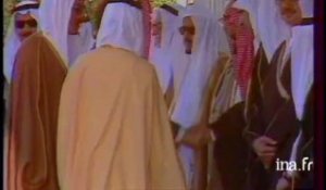 Mitterrand en Arabie Saoudite