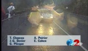 Tour de France 1996 chute dans le prologue à Saint-Brieuc - Archive vidéo INA