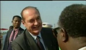 Chirac à Cotonou