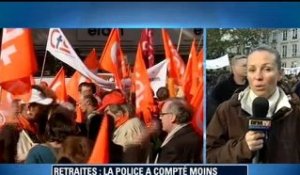 Retraites : mobilisation en baisse à Paris