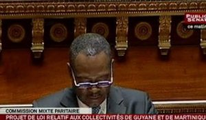 SEANCE,Conclusions des CMP sur le projet de loi relatif à la Guyane et la Martinique