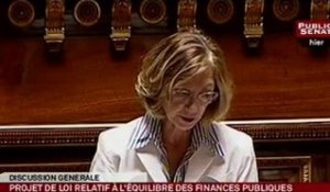 SEANCE,Projet de loi - Equilibre des finances publiques