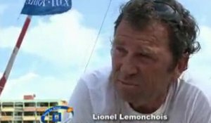 Lionel Lemonchois arrive à Pointe à Pitre