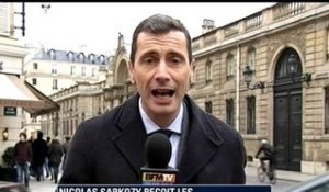 Sarkozy a reçu les anciens ministres à l’Elysée