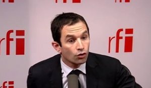 Benoît Hamon, porte-parole du Parti socialiste