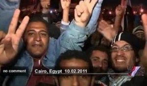 La place Tahrir en ébullition avant le... - no comment