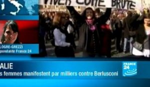 Italie : "230 villes et les femmes contre Berlusconi"