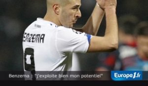 Benzema : "j'exploite bien mon potentiel"