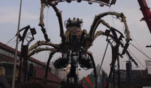 Calais : l'araignée géante se carapate du Channel