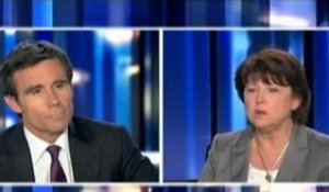 Martine Aubry "redresser la France, retrouver une France juste, rassembler les Français"