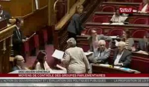 SEANCE,Proposition de loi -  contrôle des groupes