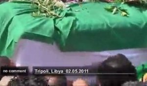 Funérailles de Seïf El Arab Kadhafi - no comment