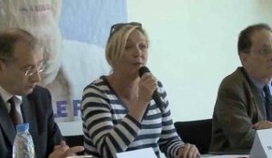 25-05-11 - Conférence de presse de Marine Le Pen - Bilan d'un an d'action du groupe Front national - Rassemblement pour le Nord-Pas de Calais