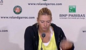 Sharapova y a "cru jusqu'au bout"