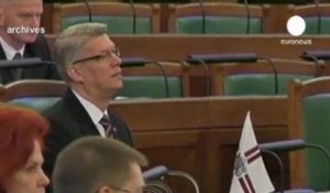 Le président letton demande la dissolution du parlement