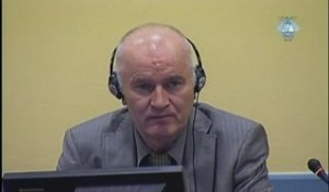 Mladic devant le Tribunal Pénal International