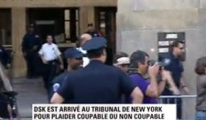 DSK est arrivé au tribunal de New York