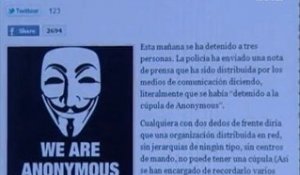 Bas les masques pour "Anonymous" en Espagne
