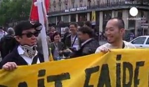 Manifestation anti-nucléaire à Paris - no comment