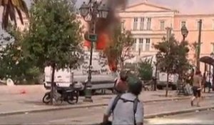 27 blessés dans des heurts à Athènes