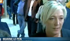 Marine Le Pen : "Je défends l'avis que je crois majoritaire dans notre pays"