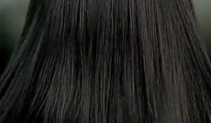 Thai Brunette washing gorgeous silky black hair