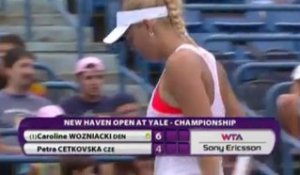 Wozniacki engrange avant l'US Open