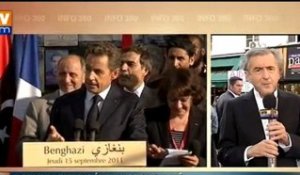 Exclu : BHL en Libye relate la visite de Sarkozy