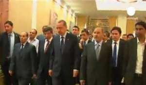 Recep Tayyip Erdogan est en visite en Libye