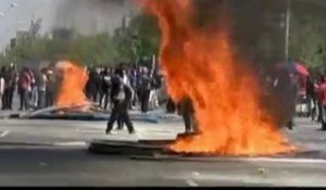 Nouveaux affrontements violents au Chili entre...