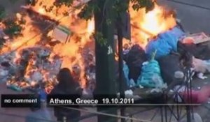 Grèce: une grève générale dégénère... - no comment