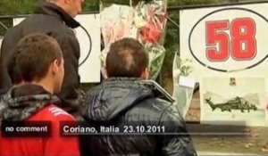 Italie : hommage à Marco Simoncelli - no comment