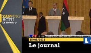 Nicolas Sarkozy accueilli en héros en Libye