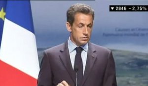 Sarkozy confirme le retrait de trois licences d'exploitation de gaz de schiste