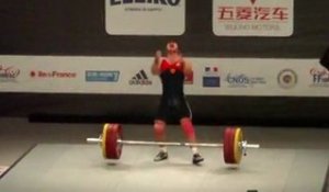 Weightlifting World Championships Paris 2011 - M69kgA - Oleg CHEN - Snatch 2 - 156kg