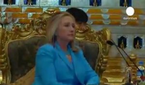 Visite historique d'Hillary Clinton en Birmanie