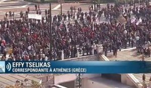 Grèce : le gouvernement d'union fait face à sa première journée de contestation
